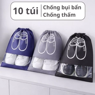 Túi đựng giày vải chống bụi, tiện dụng cho thể thao và du lịch - Elliver