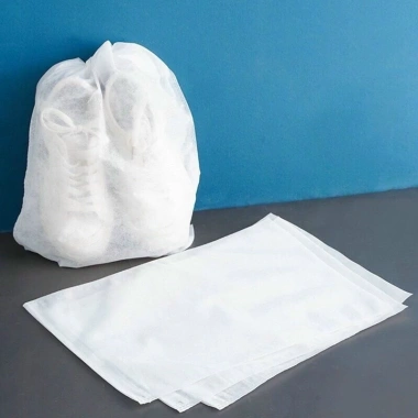 Túi đựng giày vải không dệt đa năng, miệng dây rút trắng - Combo 50, 34.900₫