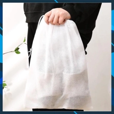 Túi đựng giày vải không dệt đa năng, miệng dây rút trắng - Combo 50, 34.900₫