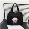 Túi đựng hộp cơm mini đa năng 2 ngăn vải canvas, khóa kéo, quai xách chắc chắn - 59k 6