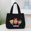 Túi đựng hộp cơm mini đa năng 2 ngăn vải canvas, khóa kéo, quai xách chắc chắn - 59k 10