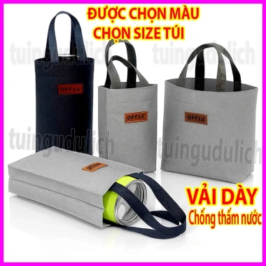 Túi Đựng Ly Bình Giữ Nhiệt Vải Dày - Bảo Vệ Nhiệt Độ, Siêu Bền, Giá Chỉ 17.000