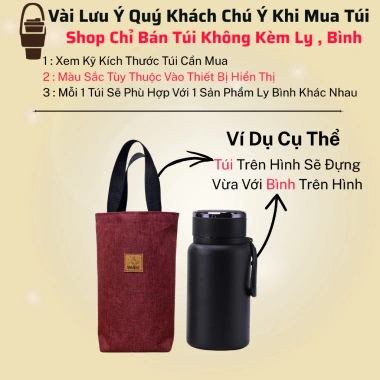 Túi Đựng Ly Giữ Nhiệt 750ml - Phù Hợp Mọi Loại Ly, Giá Chỉ 35.000₫ 6 Túi Đựng Ly Giữ Nhiệt 750ml - Phù Hợp Mọi Loại Ly, Giá Chỉ 35.000₫ 6