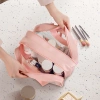 Túi đựng mỹ phẩm 1-2 ngăn Washbag PVC trong suốt da PU, tay cầm cao cấp TD40 - 39.000 VND 4
