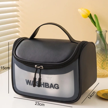 Túi Đựng Mỹ Phẩm 2 Ngăn Nhiều Màu ENODA HOME - Chống Thấm Nước, Giá 48k