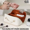 Túi đựng mỹ phẩm 888GD Caro sang trọng sức chứa lớn tiện lợi cho skincare giá 49.000 VNĐ
