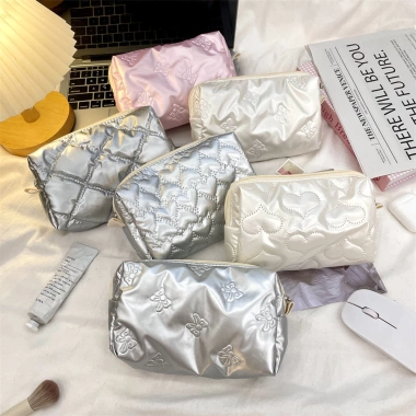 Túi Đựng Mỹ Phẩm Bé Gái Quilted Nơ Nhỏ Đa Năng - Thời Trang Di Động Giá 65k 2