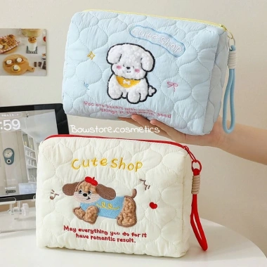 Túi Đựng Mỹ Phẩm Cầm Tay Họa Tiết Kute Phong Cách Hàn Quốc BowStore - 37.400₫ 8