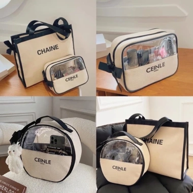 Túi Đựng Mỹ Phẩm CEINLE – Vải Canvas Suốt, Chống Thấm Nước, Túi Du Lịch 88.000₫ 9