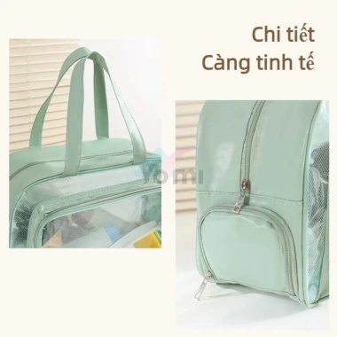 Túi đựng mỹ phẩm chống nước, ngăn giày dép riêng, thích hợp du lịch - 95.855 VND 4