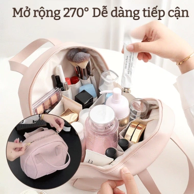 Túi đựng mỹ phẩm chống thấm nước dung tích lớn, cỡ lớn du lịch, tiện cho đồ vệ sinh cá nhân – chỉ 117.682₫