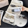 Túi đựng mỹ phẩm da đa ngăn gấp gọn, nhiều màu basic, tiện du lịch giá 85.000₫ 4