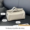 Túi đựng mỹ phẩm da đa ngăn gấp gọn, nhiều màu basic, tiện du lịch giá 85.000₫ 7