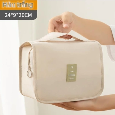 Túi Đựng Mỹ Phẩm Đa Năng Móc Treo, Vải Dày Chống Thấm, Nhiều Ngăn, Giá 55.000 10