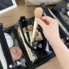 Túi đựng mỹ phẩm da PU chống nước 4 ngăn gấp gọn tháo rời quai treo tường - du lịch tiện lợi 6