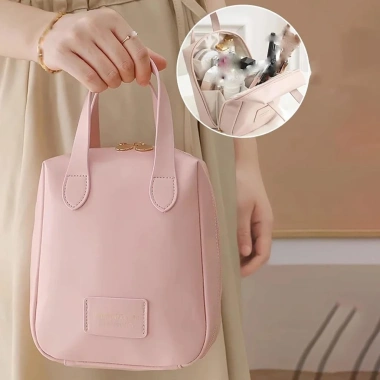 Túi Đựng Mỹ Phẩm Da PU Dây Rút, Dung Tích Lớn, Tiện Lợi Du Lịch – Giá 66.240₫
