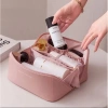 Túi Đựng Mỹ Phẩm Đồ Trang Điểm Chống Thấm Nước, Vải Mềm Dày Dặn, Du Lịch 2