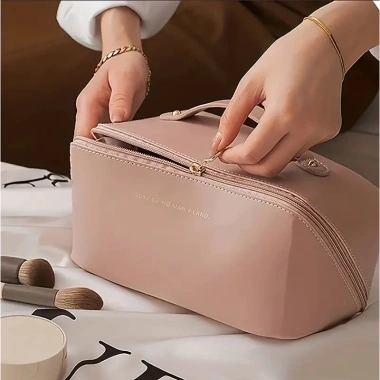 Túi Đựng Mỹ Phẩm Đồ Trang Điểm Chống Thấm Nước, Vải Mềm Dày Dặn, Du Lịch
