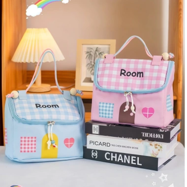 Túi Đựng Mỹ Phẩm Dopamine Mini GONHOUSE Nhỏ Gọn, Dung Lớn, Chống Thấm, 91.000₫