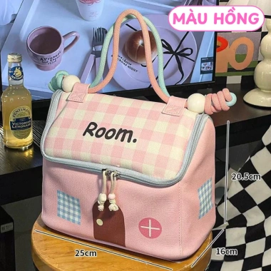 Túi Đựng Mỹ Phẩm Dopamine TOAM – Nhỏ Gọn, Dung Lượng Lớn, Chống Thấm, Giá 104k