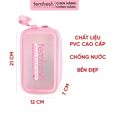 Túi Đựng Mỹ Phẩm Du Lịch Cao Cấp FEMFRESH 21x12x7 cm - Giá chỉ 45.000₫ 5