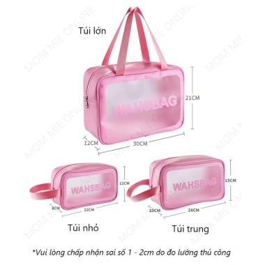 Túi đựng mỹ phẩm du lịch đa năng, chống thấm, nhiều kích cỡ - Giá chỉ 26.000đ