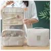Túi đựng mỹ phẩm du lịch đa năng size to, có móc treo tiện lợi, giá chỉ 48.999₫