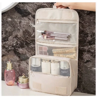 Túi đựng mỹ phẩm du lịch đa năng size to, có móc treo tiện lợi, giá chỉ 48.999₫ 4