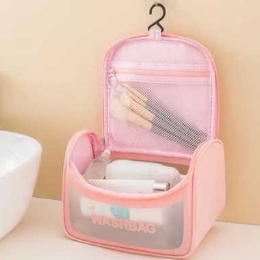 Túi đựng mỹ phẩm du lịch đa năng tiện lợi có móc treo - Giá chỉ 19.999₫ 5