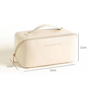 Túi đựng mỹ phẩm du lịch LASSY 3 ngăn cao cấp da PU khóa chéo chống thấm nước 55k 3 Túi đựng mỹ phẩm du lịch LASSY 3 ngăn cao cấp da PU khóa chéo chống thấm nước 55k 3
