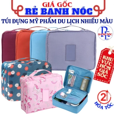 Túi Đựng Mỹ Phẩm Du Lịch Nhiều Ngăn Chống Thấm Nước - Tiện Dụng Trang Điểm