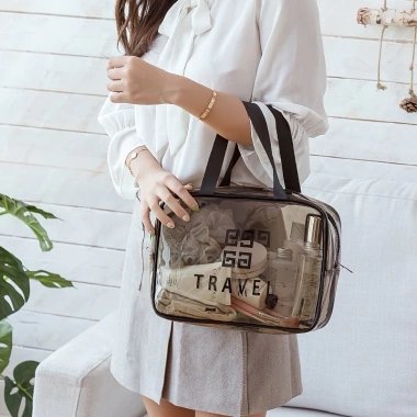 Túi Đựng Mỹ Phẩm Du Lịch Quai Cầm Tiện Lợi, Nhỏ Gọn và Chống Thấm Nước Giá 24.500 VND 9 Túi Đựng Mỹ Phẩm Du Lịch Quai Cầm Tiện Lợi, Nhỏ Gọn và Chống Thấm Nước Giá 24.500 VND 9