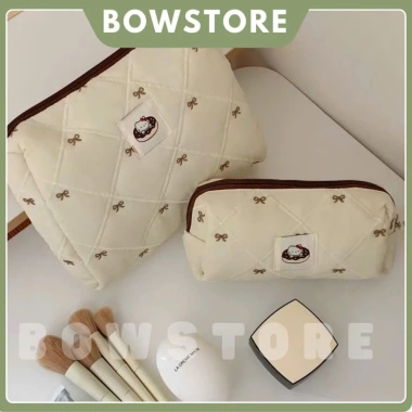 Túi Đựng Mỹ Phẩm Du Lịch Tay Cầm Thêu Bowstore - Giảm giá 23% chỉ 43,200 VND