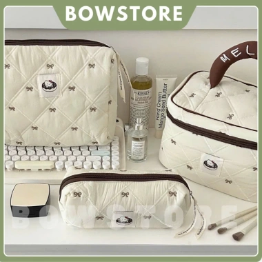 Túi Đựng Mỹ Phẩm Du Lịch Tay Cầm Thêu Bowstore - Giảm giá 23% chỉ 43,200 VND