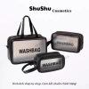 Túi Đựng Mỹ Phẩm Du Lịch Washbag Trong Suốt Chống Thấm Nước SHUSHU COSMETICS Giá ưu đãi 29.000