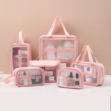 Túi Đựng Mỹ Phẩm Du Lịch Washbag Trong Suốt Chống Thấm Nước SHUSHU COSMETICS Giá ưu đãi 29.000 3 Túi Đựng Mỹ Phẩm Du Lịch Washbag Trong Suốt Chống Thấm Nước SHUSHU COSMETICS Giá ưu đãi 29.000 3