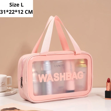Túi Đựng Mỹ Phẩm Du Lịch Washbag Trong Suốt Chống Thấm Nước SHUSHU COSMETICS Giá ưu đãi 29.000 5 Túi Đựng Mỹ Phẩm Du Lịch Washbag Trong Suốt Chống Thấm Nước SHUSHU COSMETICS Giá ưu đãi 29.000 5