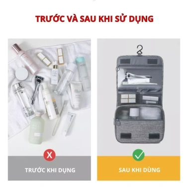 Túi Đựng Mỹ Phẩm Du Lịch Xách Tay Có Móc Treo Dung Tích Lớn, Ngăn Chia Tiện Lợi, Giá 69K 4 Túi Đựng Mỹ Phẩm Du Lịch Xách Tay Có Móc Treo Dung Tích Lớn, Ngăn Chia Tiện Lợi, Giá 69K 4