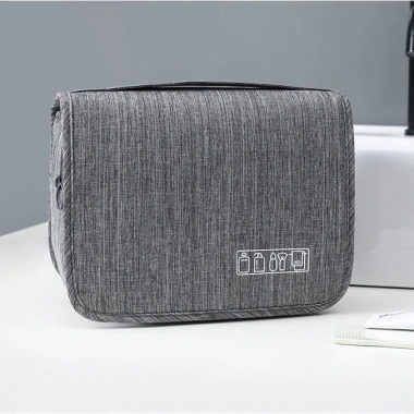 Túi Đựng Mỹ Phẩm Du Lịch Xách Tay Có Móc Treo Dung Tích Lớn, Ngăn Chia Tiện Lợi, Giá 69K
