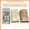 Túi Đựng Mỹ Phẩm Gấp Gọn Da Cao Cấp 5 Ngăn - Chống Thấm, Quai Xách, Dễ Mang - Giá Ưu Đãi 88k 8