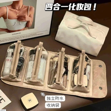 Túi Đựng Mỹ Phẩm Gấp Gọn Da Cao Cấp - Túi Du Lịch Nữ Siêu Nhỏ, Giá 95.000₫ 2