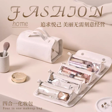 Túi đựng mỹ phẩm gập tháo rời dung lượng lớn, di động cho nữ du lịch 210.506 VND 2