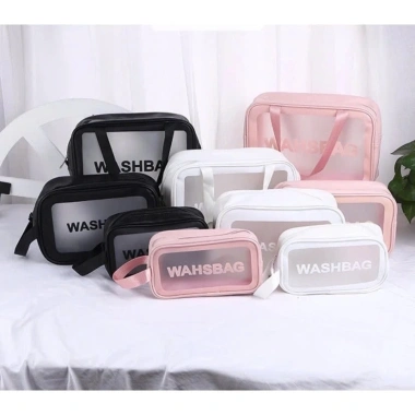 Túi đựng mỹ phẩm iLita Washbag trong suốt chống thấm nước, đa size AAA - Giá chỉ 50.000 VND