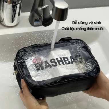 Túi đựng mỹ phẩm iLita Washbag trong suốt chống thấm nước, đa size AAA - Giá chỉ 50.000 VND 2 Túi đựng mỹ phẩm iLita Washbag trong suốt chống thấm nước, đa size AAA - Giá chỉ 50.000 VND 2