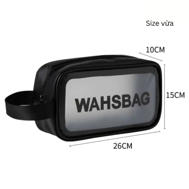 Túi đựng mỹ phẩm iLita Washbag trong suốt chống thấm nước, đa size AAA - Giá chỉ 50.000 VND
