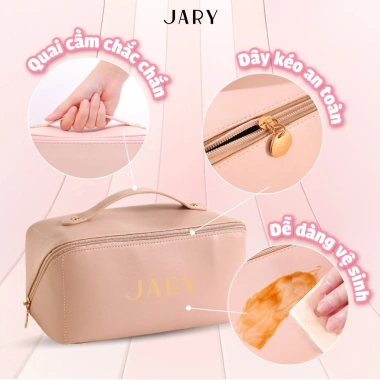 Túi Đựng Mỹ Phẩm Jary PU Cao Cấp - Tiện Lợi Khi Du Lịch, Giá 79.000 VND 2