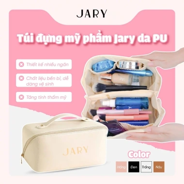 Túi Đựng Mỹ Phẩm Jary PU Cao Cấp - Tiện Lợi Khi Du Lịch, Giá 79.000 VND 3