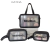 Túi đựng mỹ phẩm KAYFIA trong suốt có tay cầm, khóa, wash bag - Giá chỉ 22.000 VND