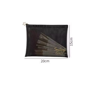Túi đựng mỹ phẩm lưới Nylon dung tích lớn Bảo quản vệ sinh du lịch di động