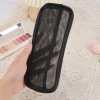 Túi đựng mỹ phẩm NETDWELL lưới du lịch, kèm bàn chải trang điểm, khóa kéo 5